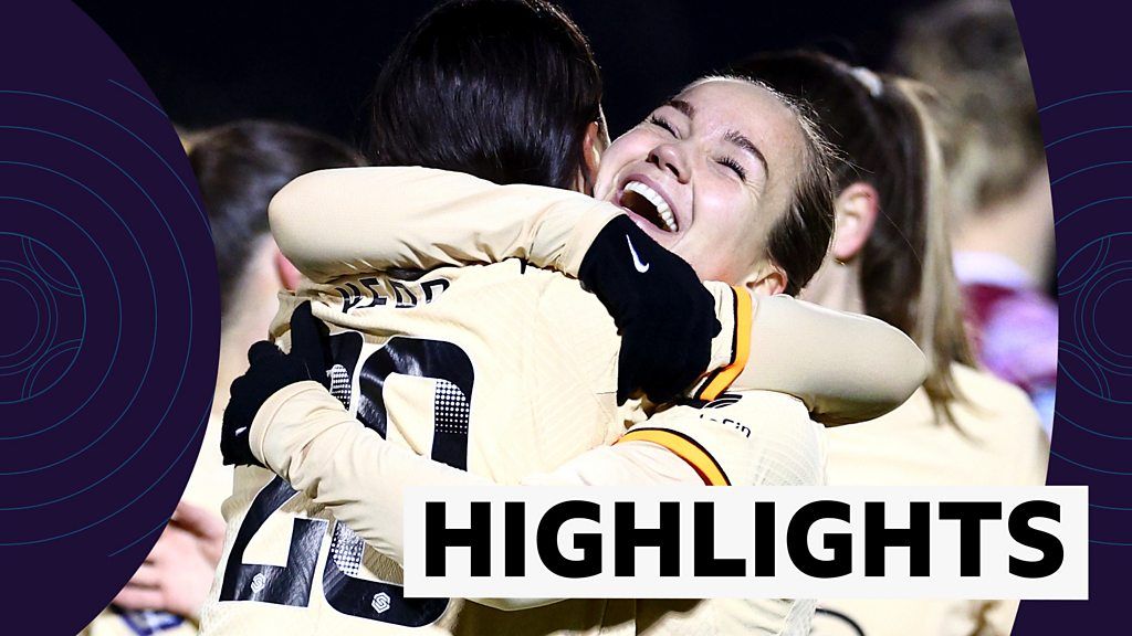 Women's League Cup highlights Chelsea thrash West Ham to reach final