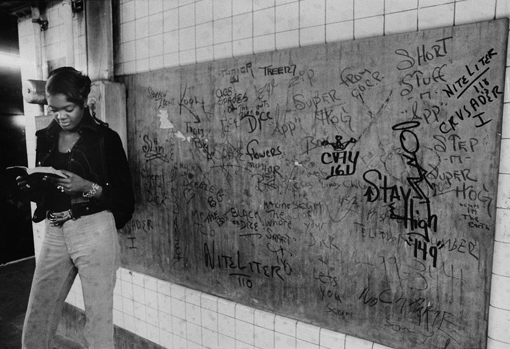 US subway graffiti, 1972