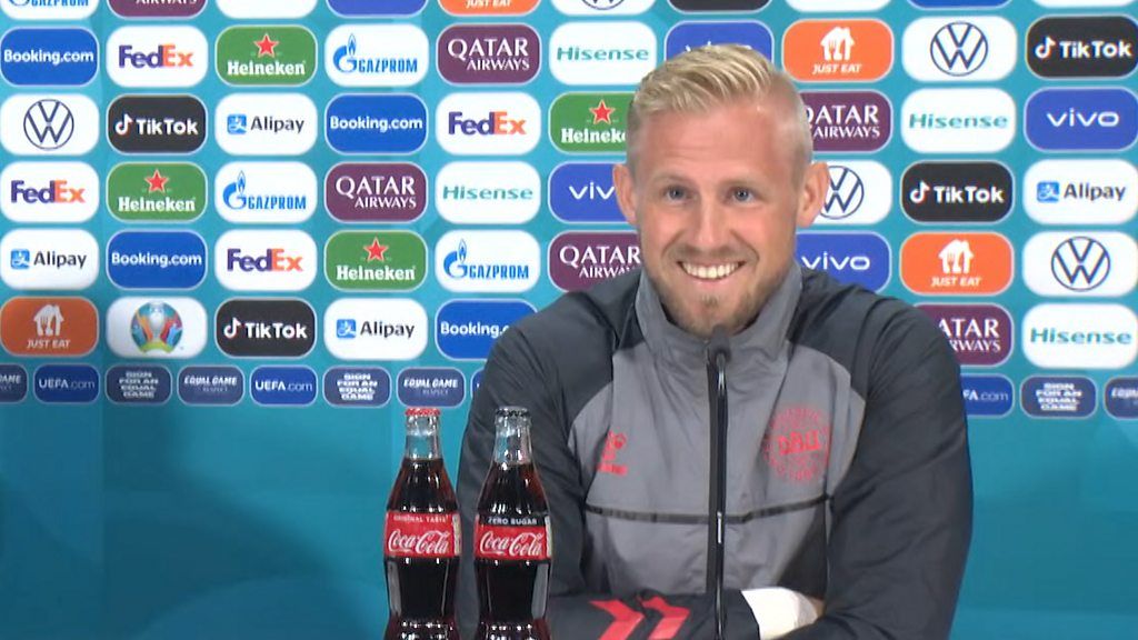 Euro 2020 Denmark's Kasper Schmeichel makes 'football's coming home