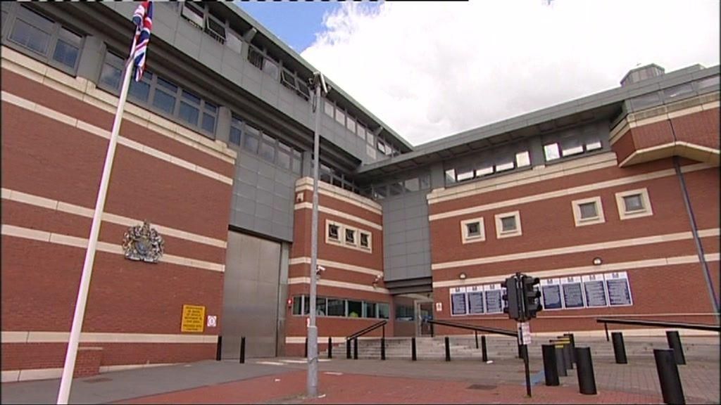 The front entrance of HMP Manchester