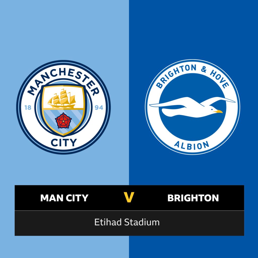 Follow Man City v Brighton live BBC Sport
