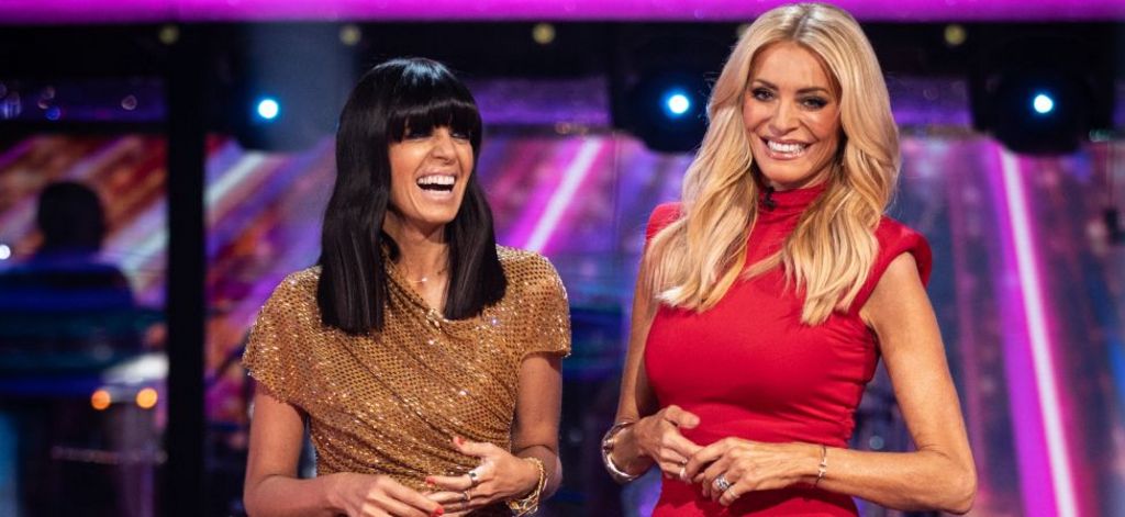 Claudia Winkleman and Tess Daly on Strictly Come Dancing