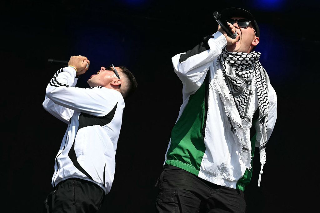 Kneecap perform at Glastonbury