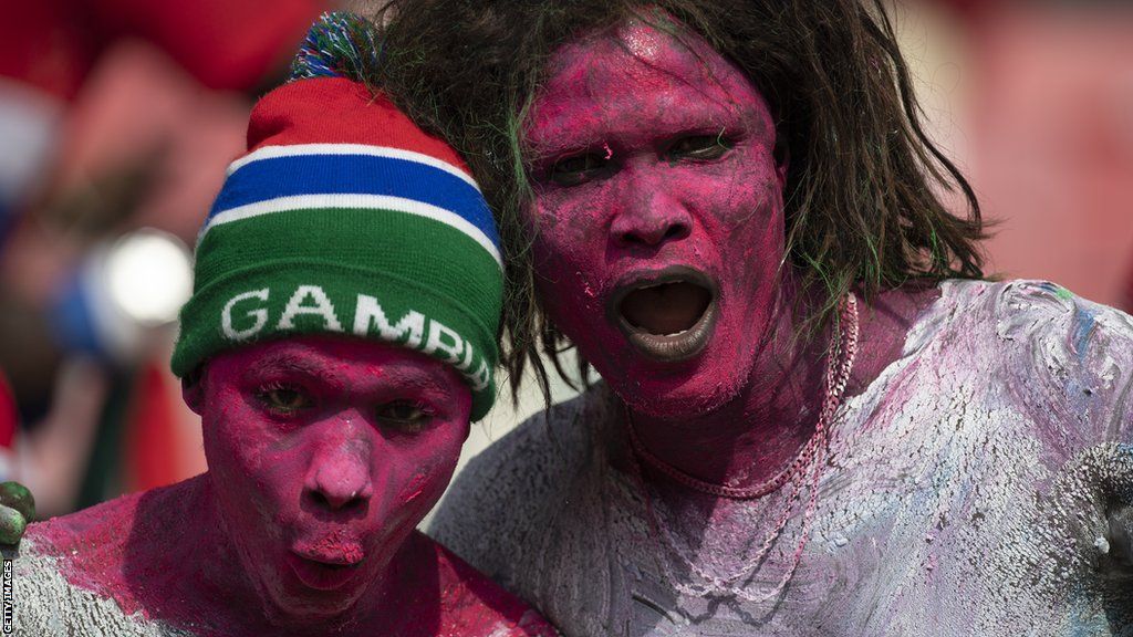 The Gambian football fans at Afcon 2021