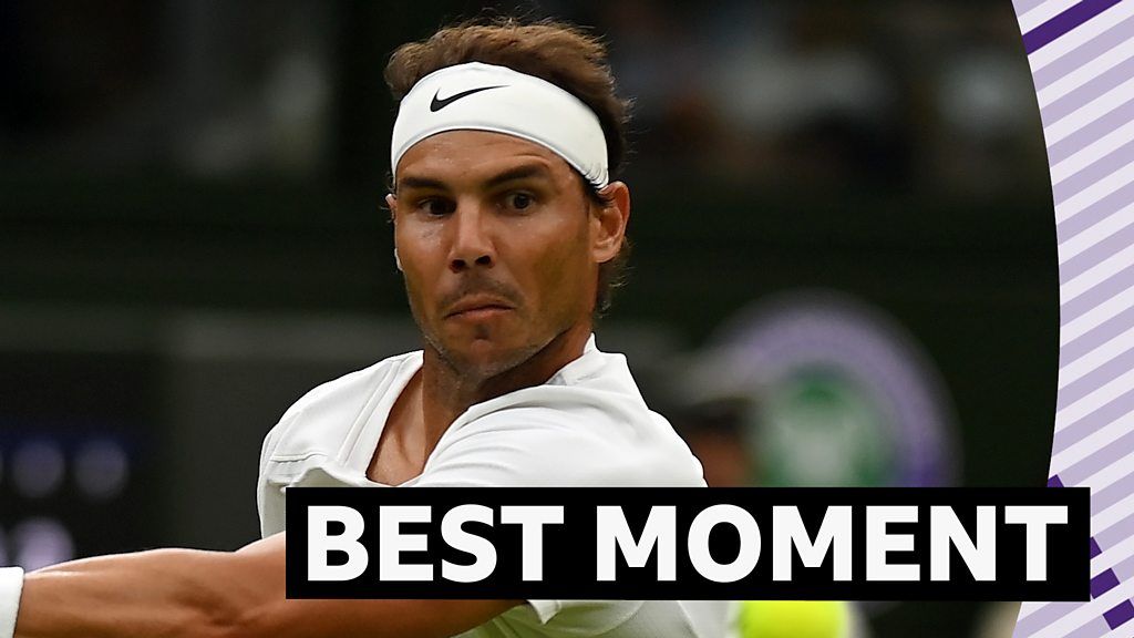 Wimbledon 2022: Watch Rafael Nadal's best moment of the match against Ricardas Berankis.