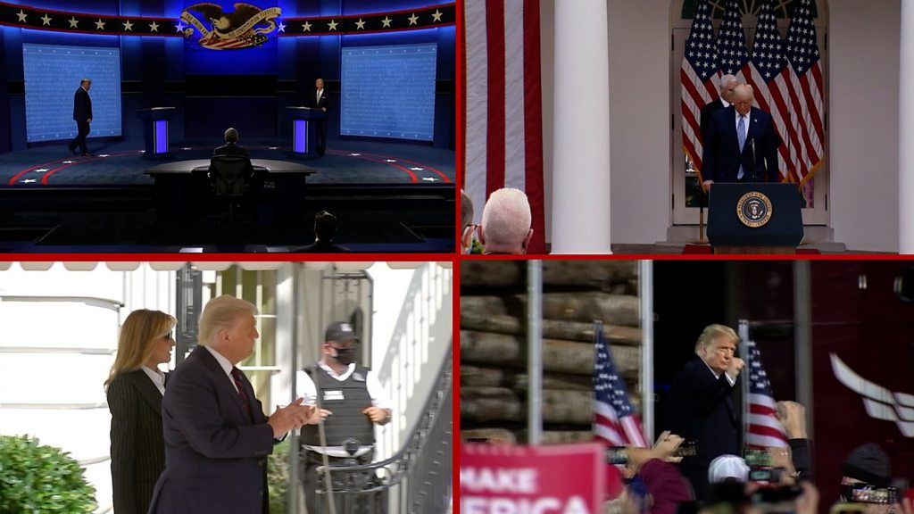 Trump at various events
