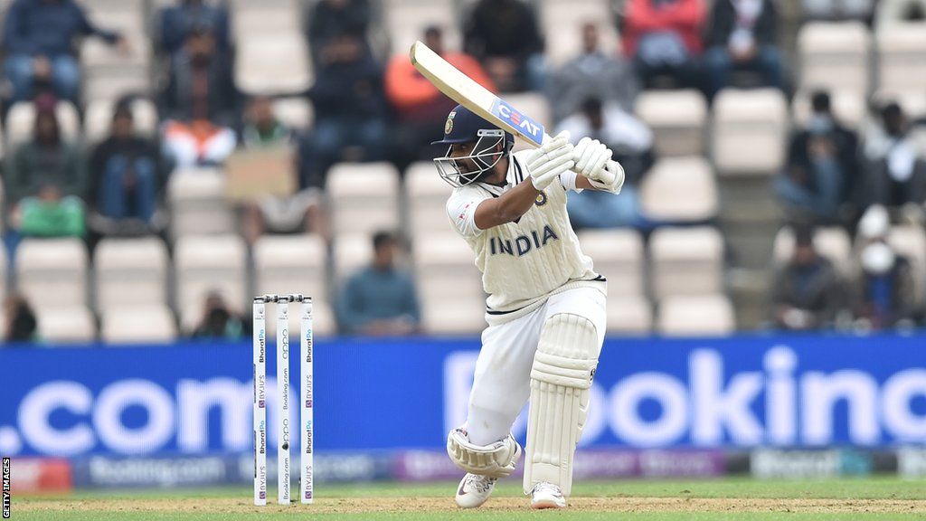 Ajinkya Rahane batting for India