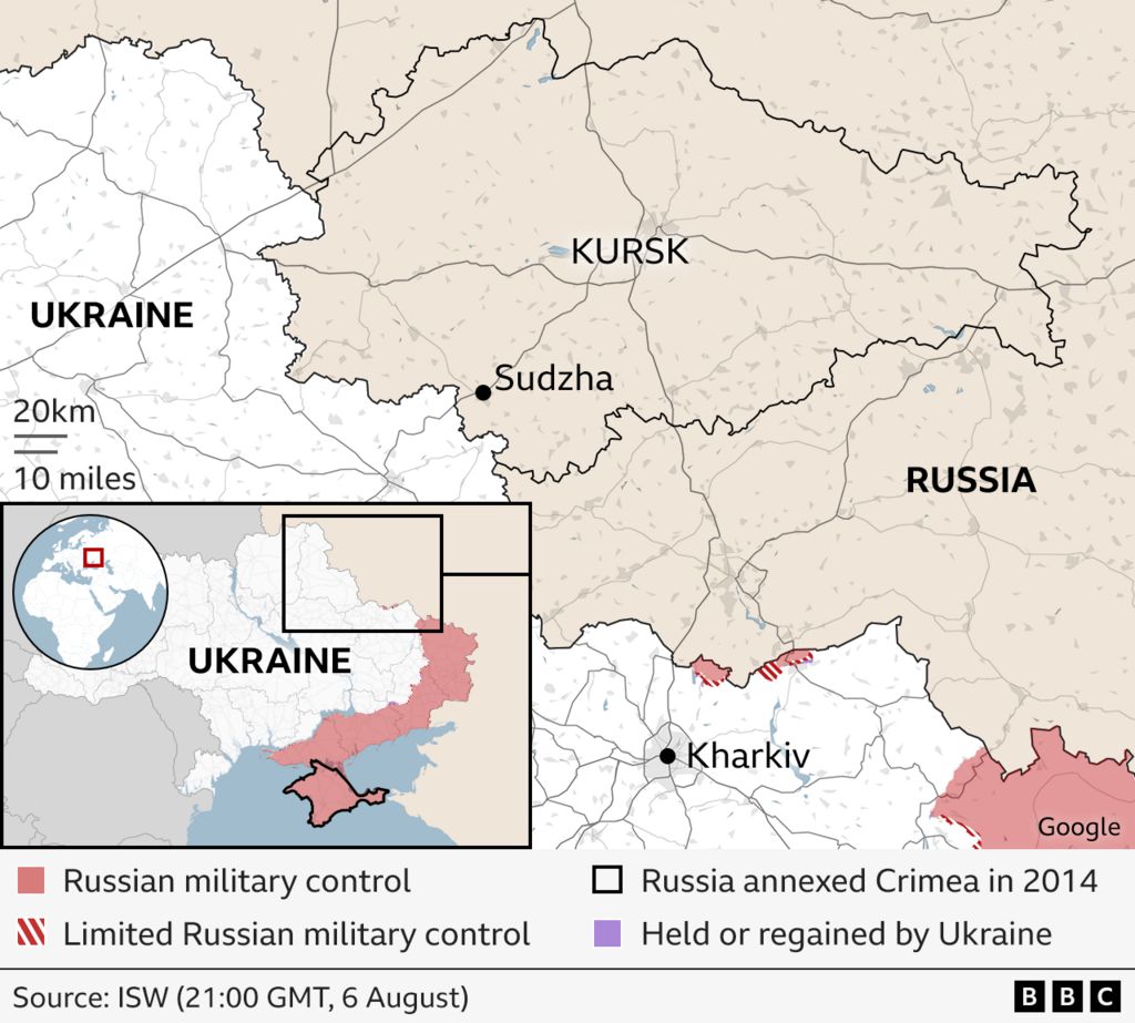 Why has Ukraine launched a raid into Russia’s Kursk region? - BBC News