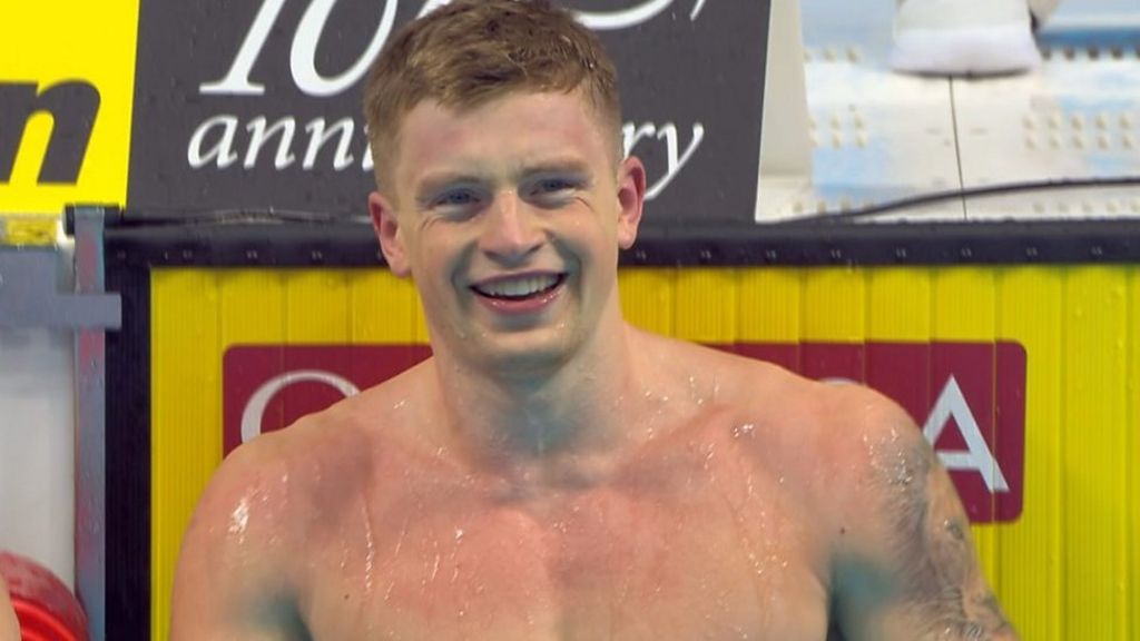 Adam Peaty breaks 50m breaststroke world record twice in one day - BBC ...