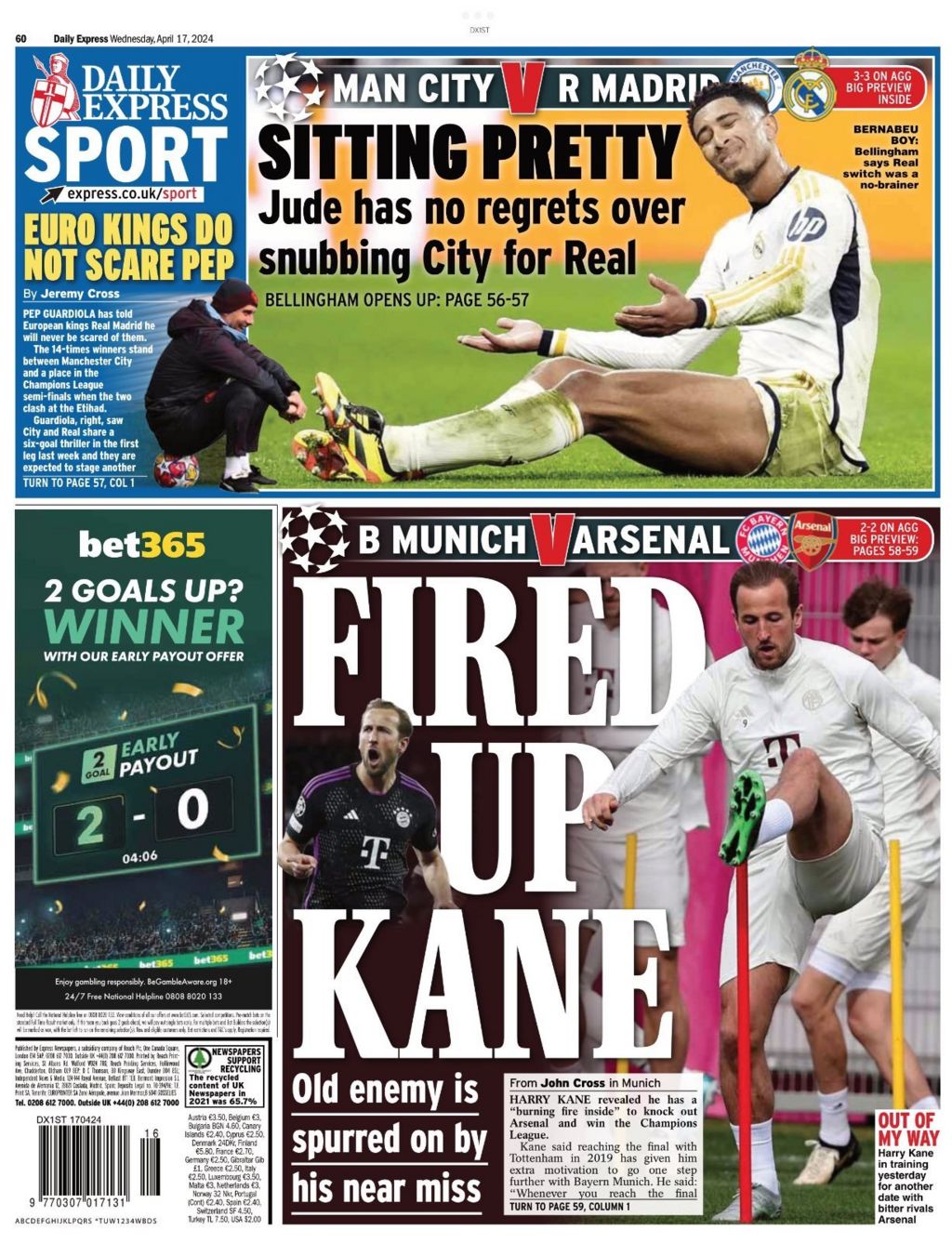 Wednesday's back pages - BBC Sport