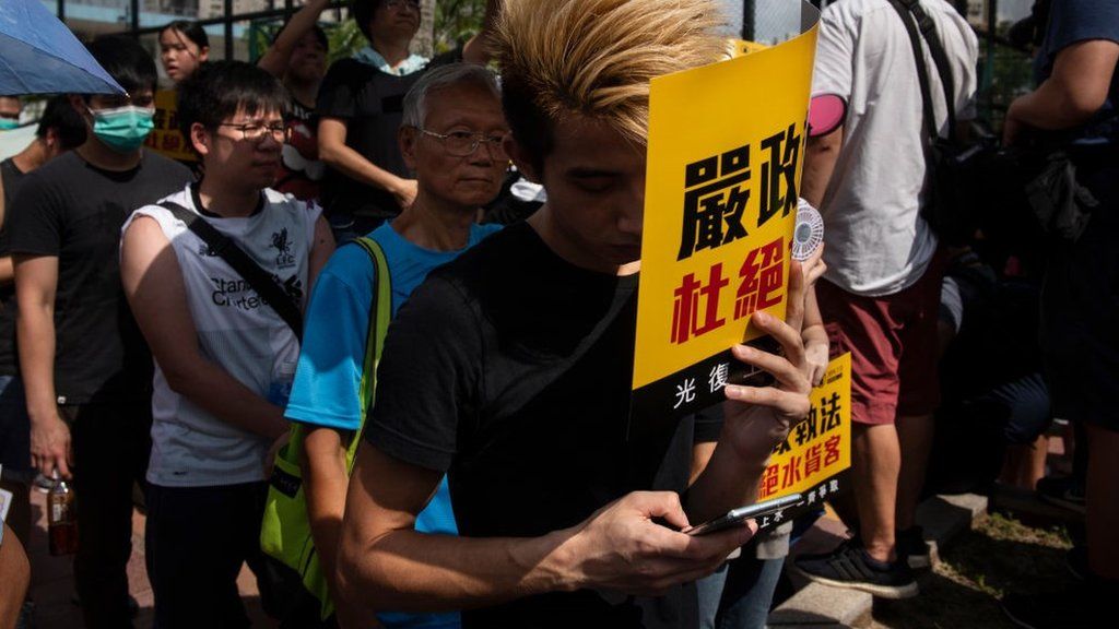 Hong Kong protester