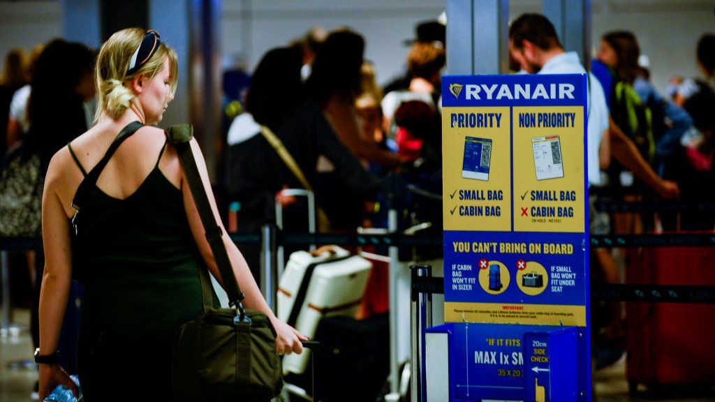 Ryanair passenger