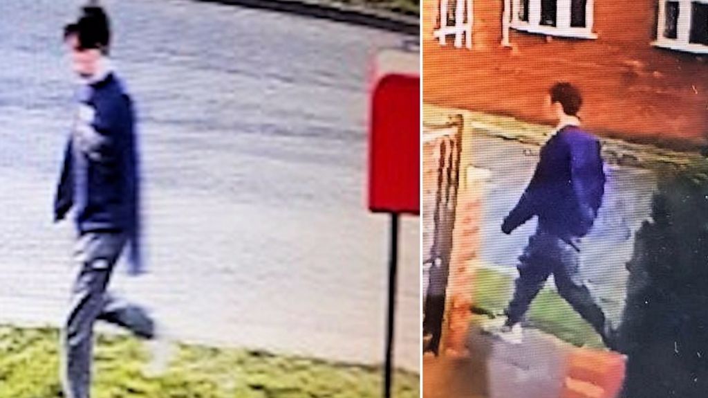 Owen Harding seen on CCTV images in Saltdean on the day of his disappearance