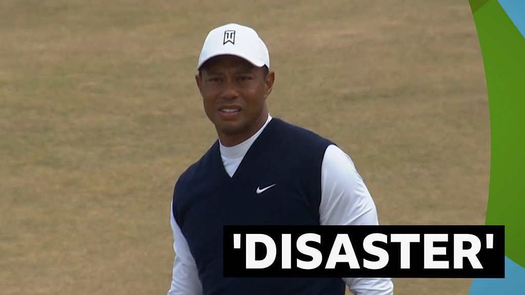 The Open 2022: Tiger Woods finds the burn to make double bogey on first hole
