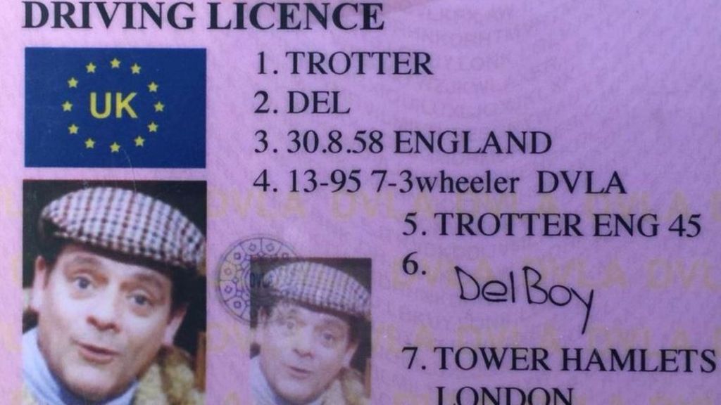 Police Not Fooled By Plonker S Del Boy Driving Licence c News
