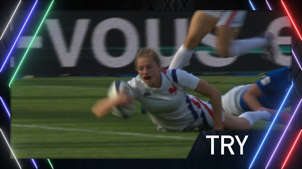 Women's Six Nations: Emilie Boulard scores brilliant try for France against Italy