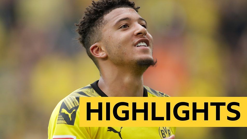 Borussia Dortmund 5-1 FC Augsburg: Jadon Sancho Scores In Bundesliga ...