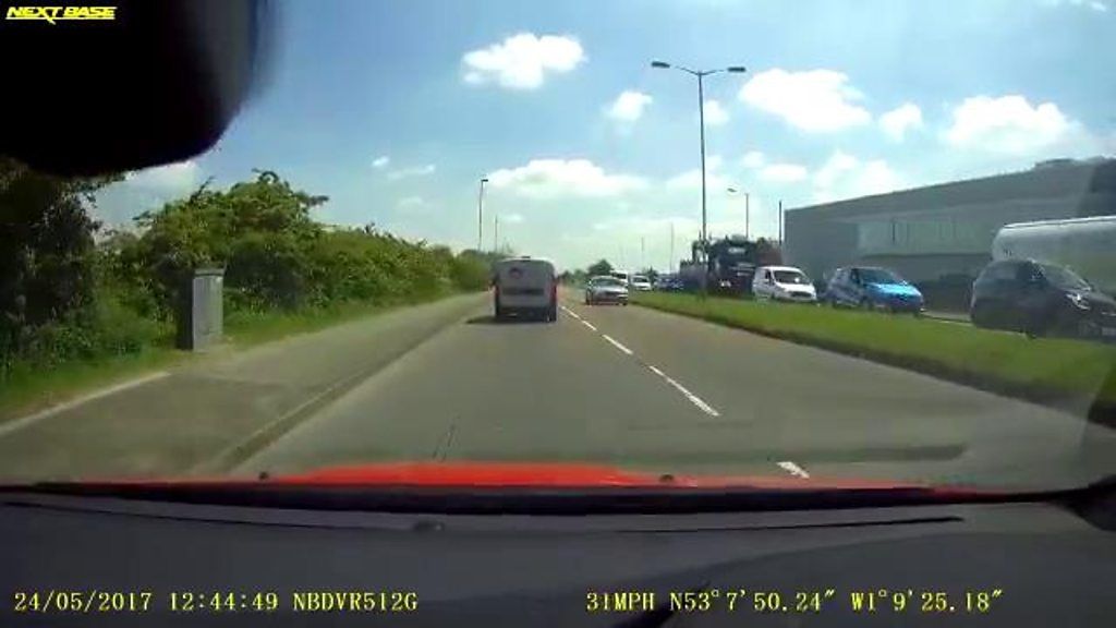 Car's wrong way dual carriageway journey