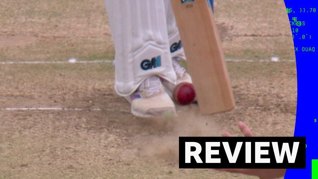 Stokes survives LBW review