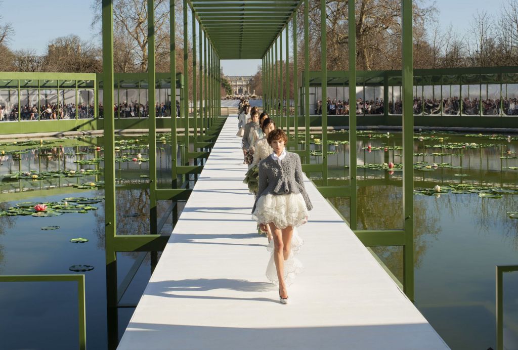 Models walk the runway during the Christian Dior Ready to Wear Fall/Winter 2026-2027 fashion show as part of Paris Fashion Week on March 03, 2026 in Paris, France. 