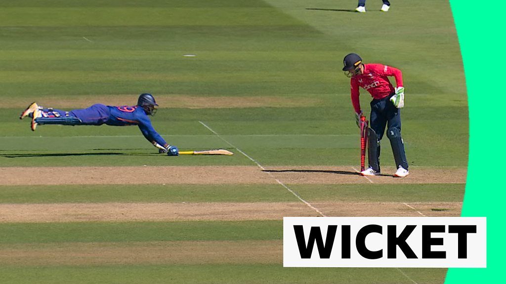 England v India T20: Watch Jos Buttler's brilliant backhand