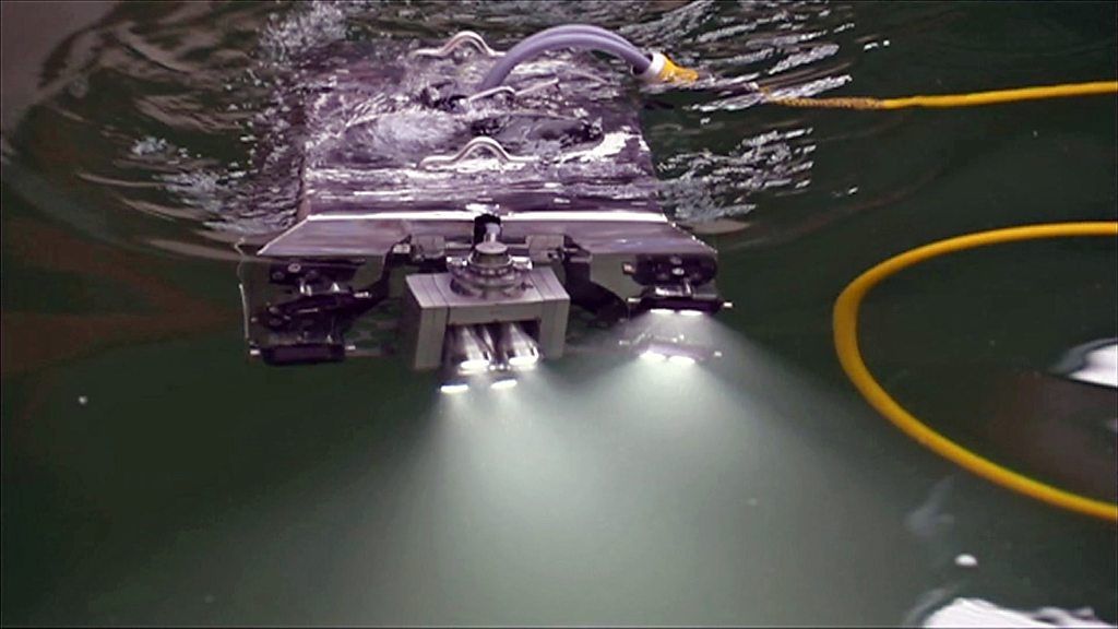 underwater robot at Sellafield