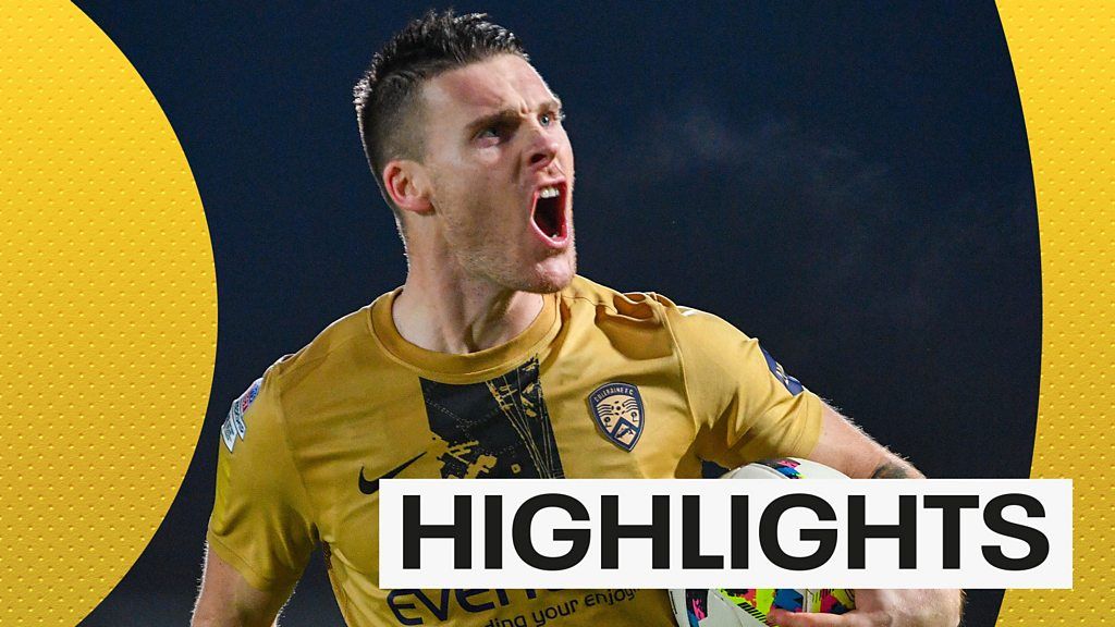 Watch: Coleraine defeat Ballymena after 44-penalty shootout - BBC Sport