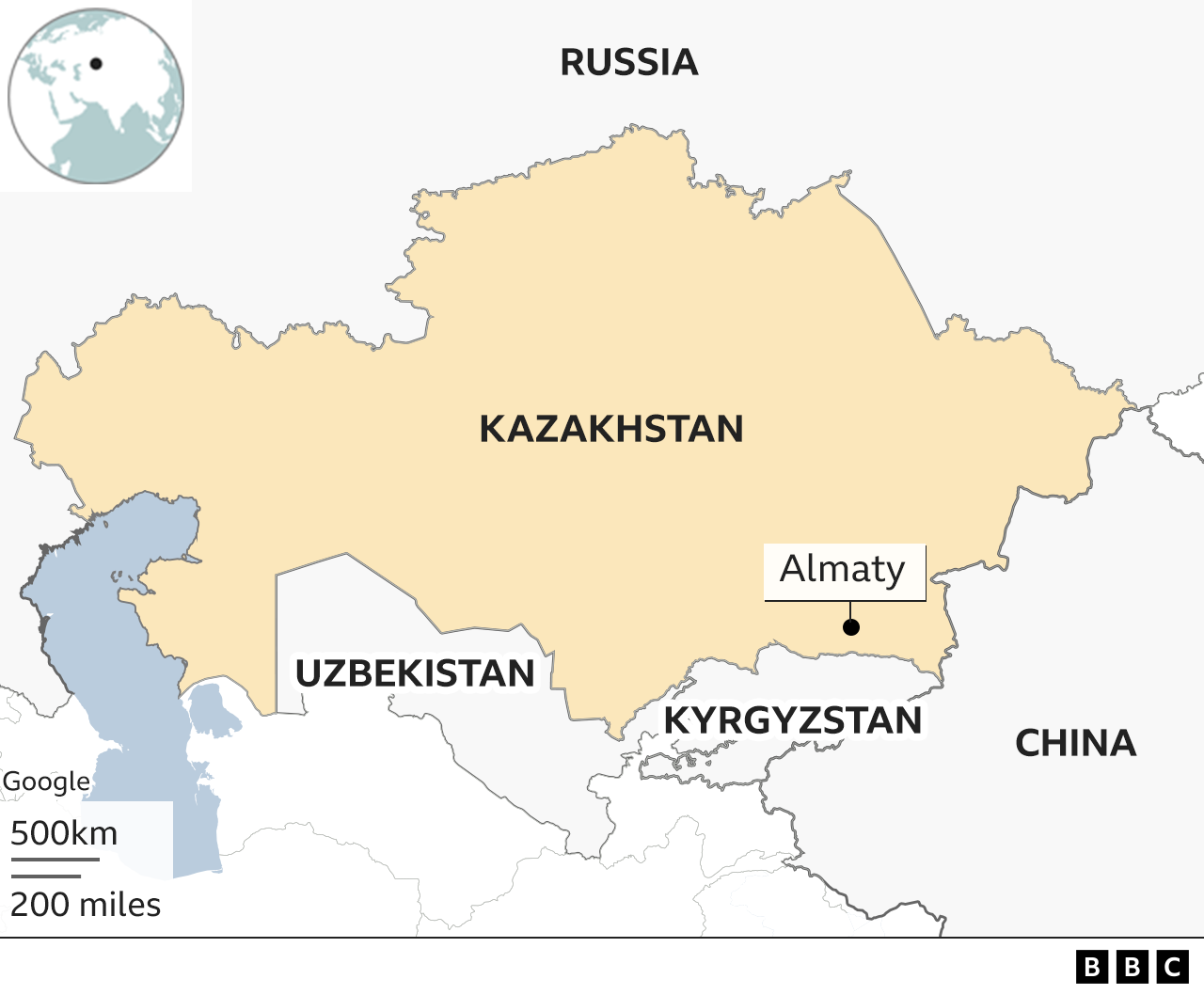 Kazakhstan Why Are There Riots And Why Are Russian Troops There Bbc