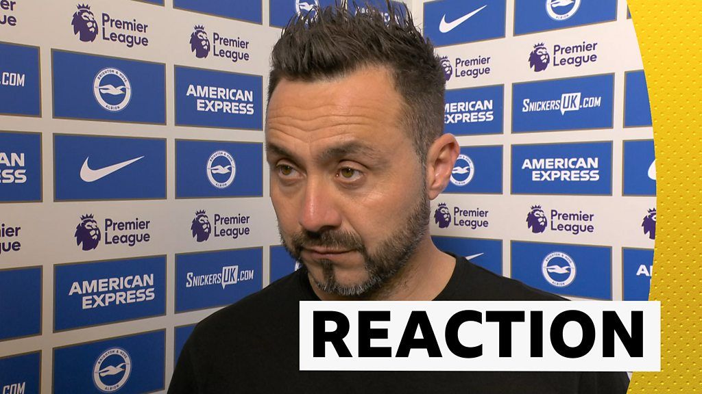 Brighton 2-2 Liverpool: Roberto De Zerbi proud of young squad's performance in draw