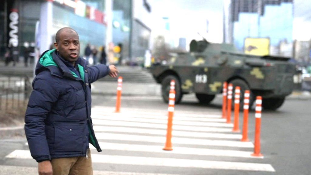 Clive Myrie: The Ukrainians I met are not about to give up - BBC News