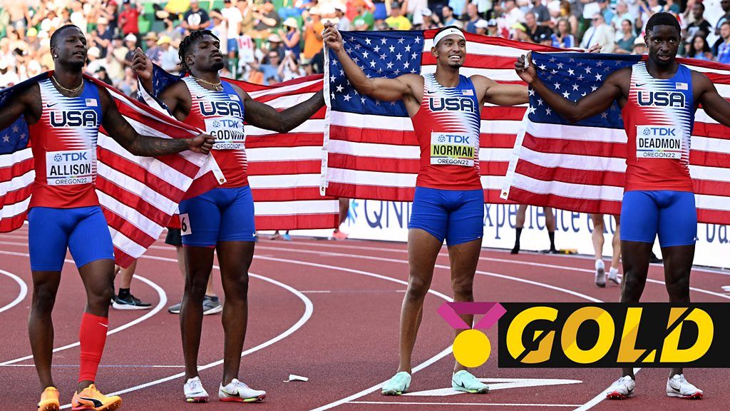 World Athletics Championships: Team USA Take Gold In Men's 4x400 Metre ...