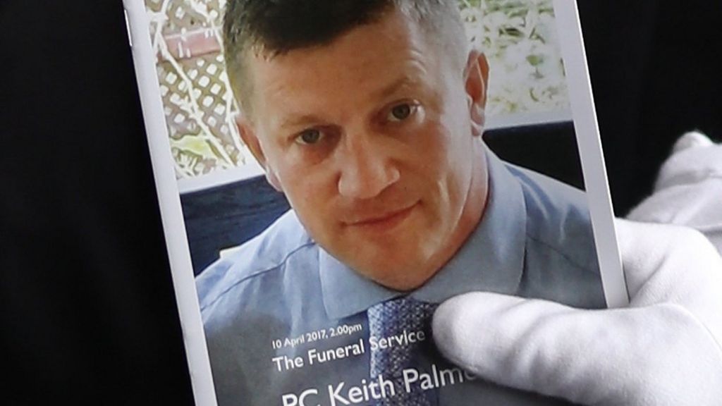 London streets go quiet to remember PC Palmer