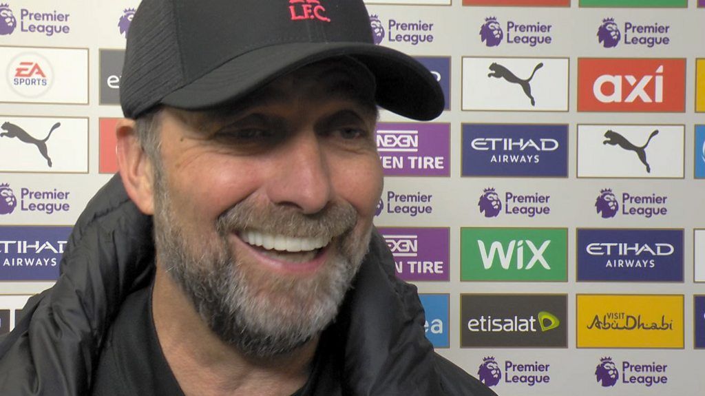 Manchester City 2-2 Liverpool: Quality of game was on a 'different level' - Jurgen Klopp