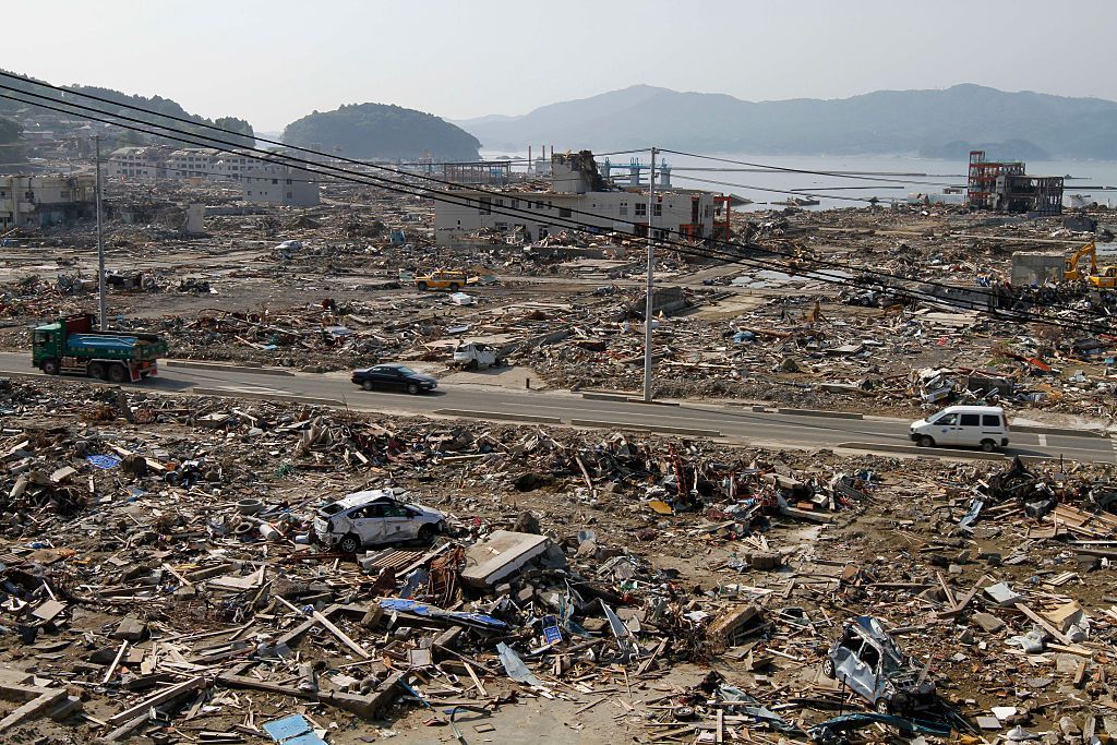 The aftermath of the 2011 earthquake