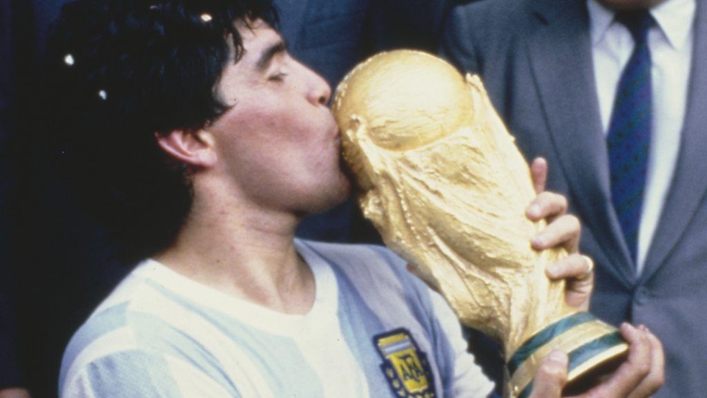 Diego Maradona's five goals at the 1986 World Cup BBC Sport