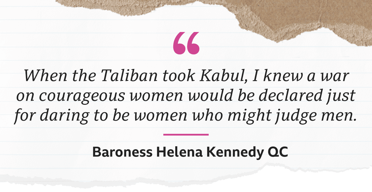 Quote card from Baroness Helena Kennedy