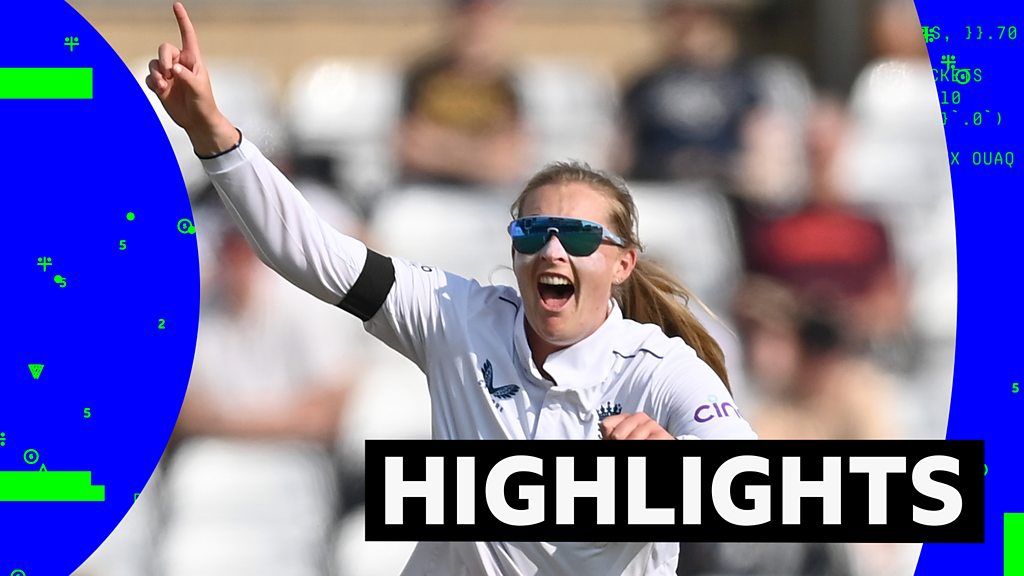 Ecclestone shines for England after Perry's 99