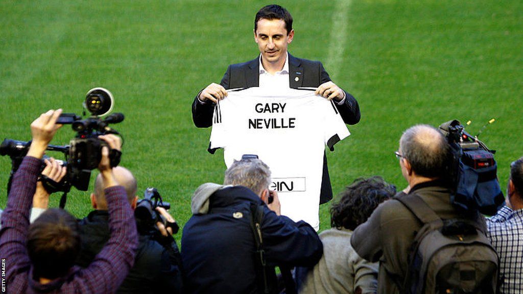 Gary Neville was appointed Valencia manager in 2015