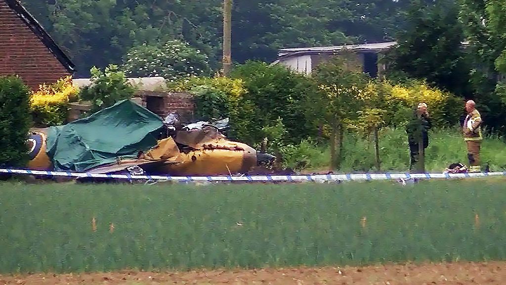 Spitfire crash site near RAF Coningsby 