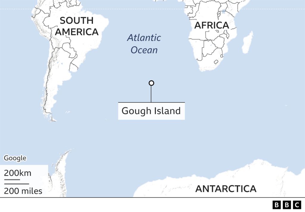 Map of Gough