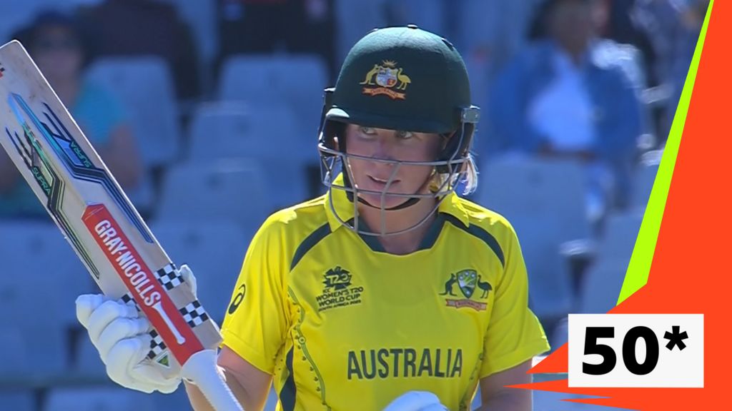 Copa del Mundo T20: la australiana Mooney recupera sus 50 contra India