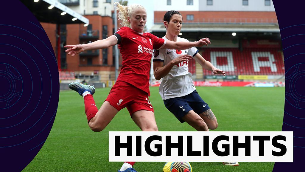 WSL highlights: Sophie Roman Haug header earns Liverpool 1-1 draw at Tottenham Hotspur