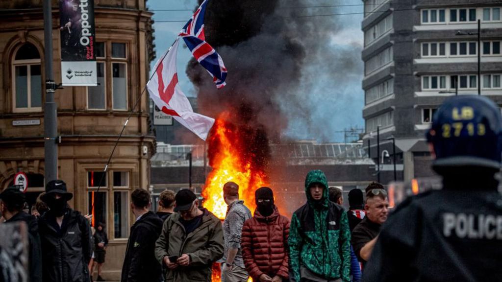 Image of UK riots