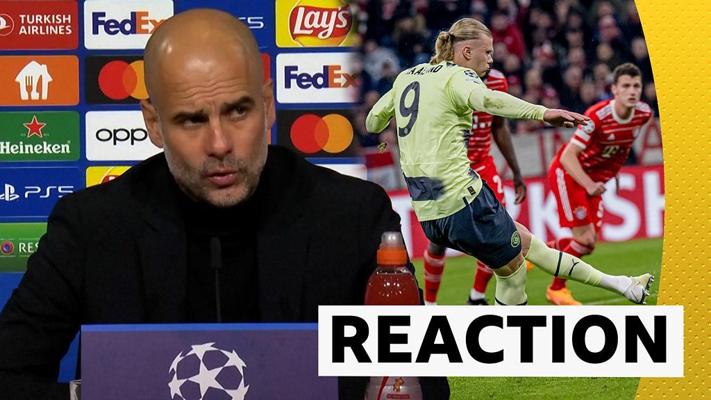 Haaland's a machine, he will learn - Pep on penalty miss