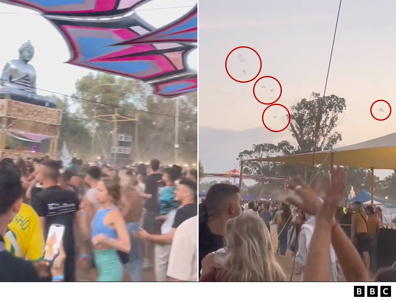 Supernova festival How massacre unfolded from verified video and