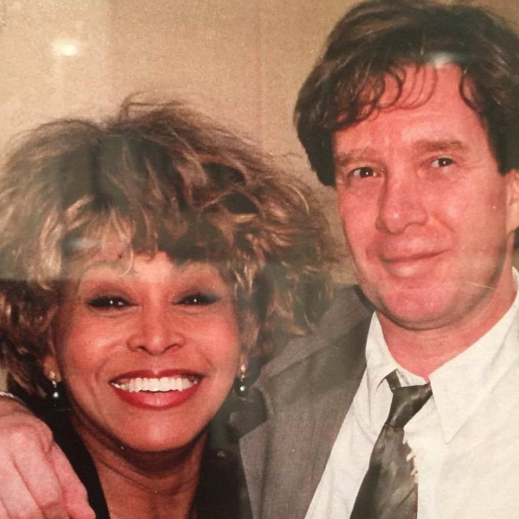 John Briley and Tina Turner in the 1980s