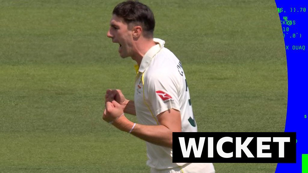 The Ashes: Zak Crawley falls for 73 to Pat Cummins after lunch