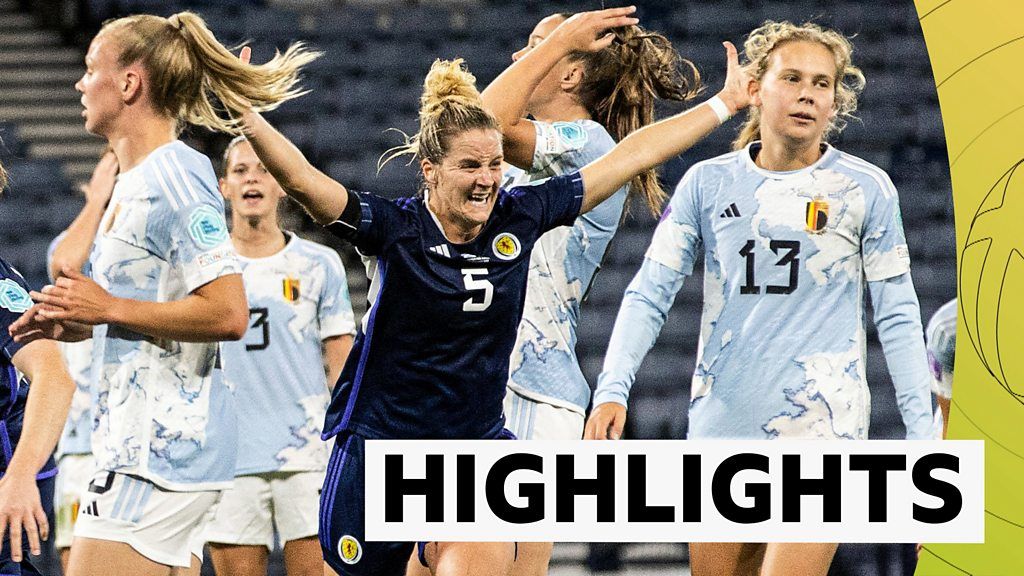 Watch Scotland strike at death to earn Belgium draw