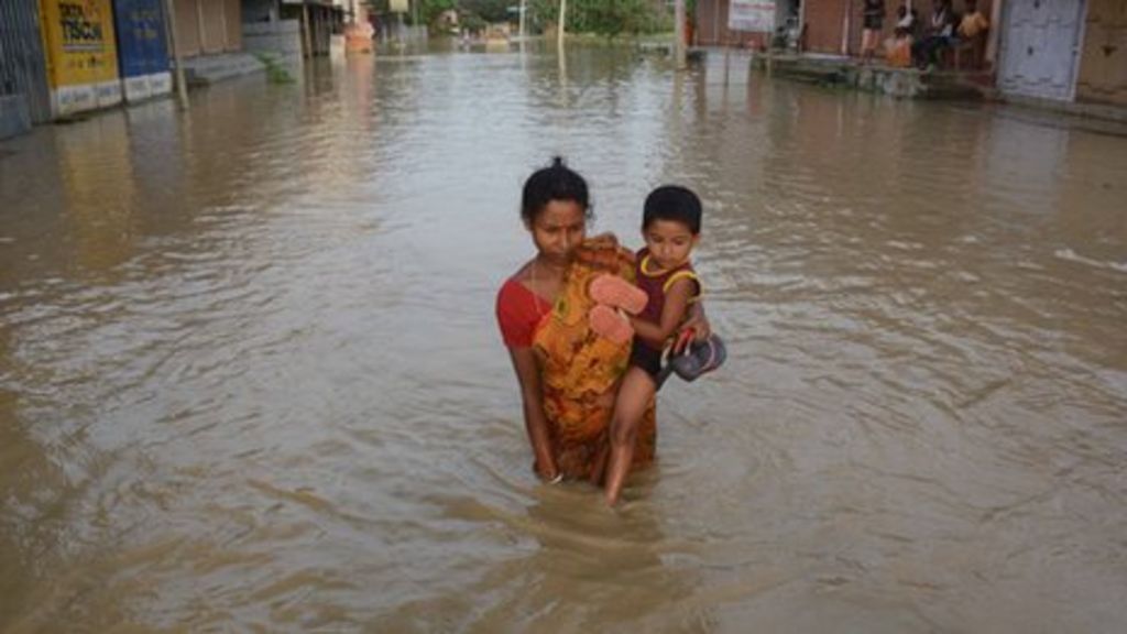 Monsoon Floods Hit South Asia - BBC Weather