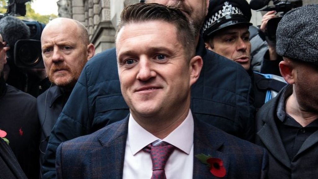 Tommy Robinson: Contempt case referred to attorney general - BBC News